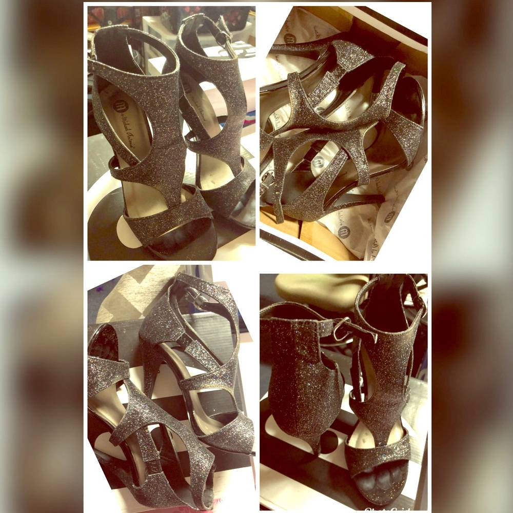 Glittered High Heels By Michael Antonio